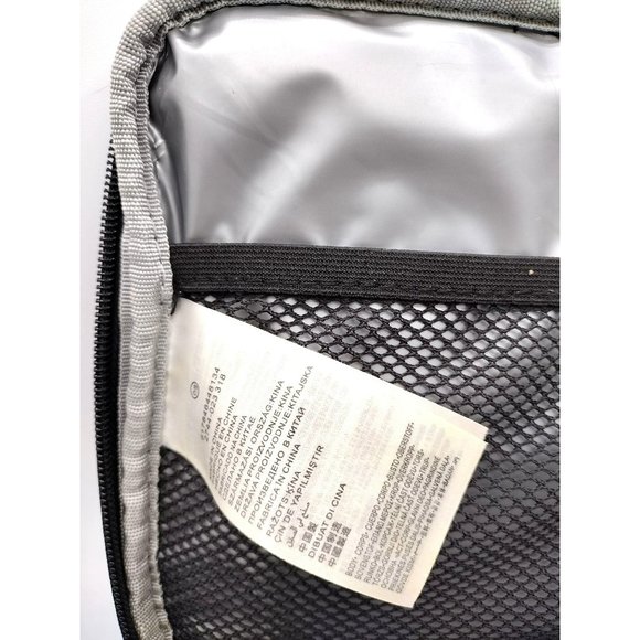 Nike Hard Plastic Liner Insulated Lunchbox w/ Handle Zippers 10 Inch Holds Food - Picture 12 of 13